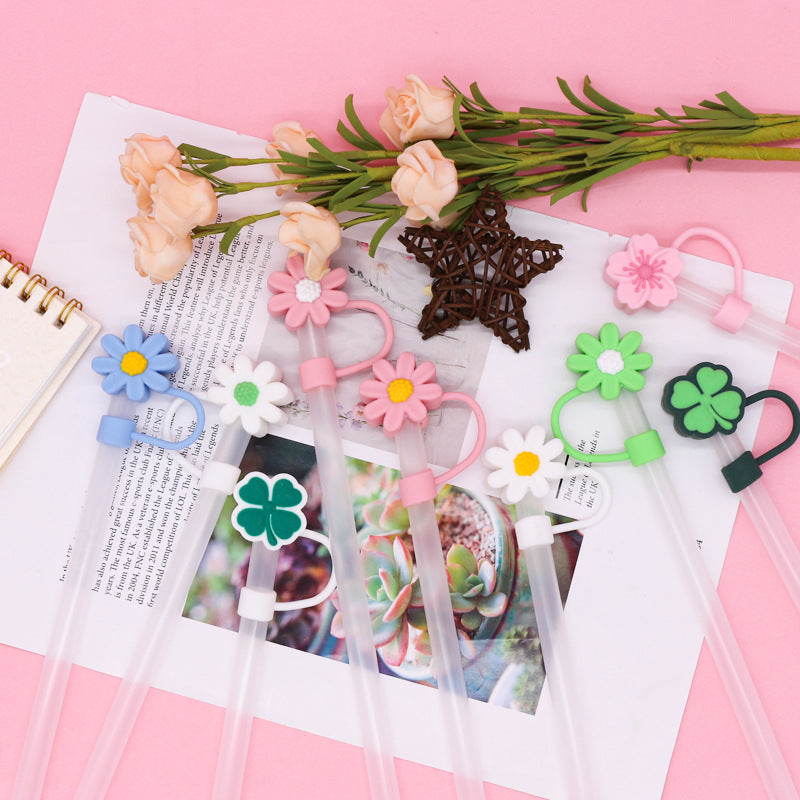 Wholesale Silicone Flower Tube Straw Hat